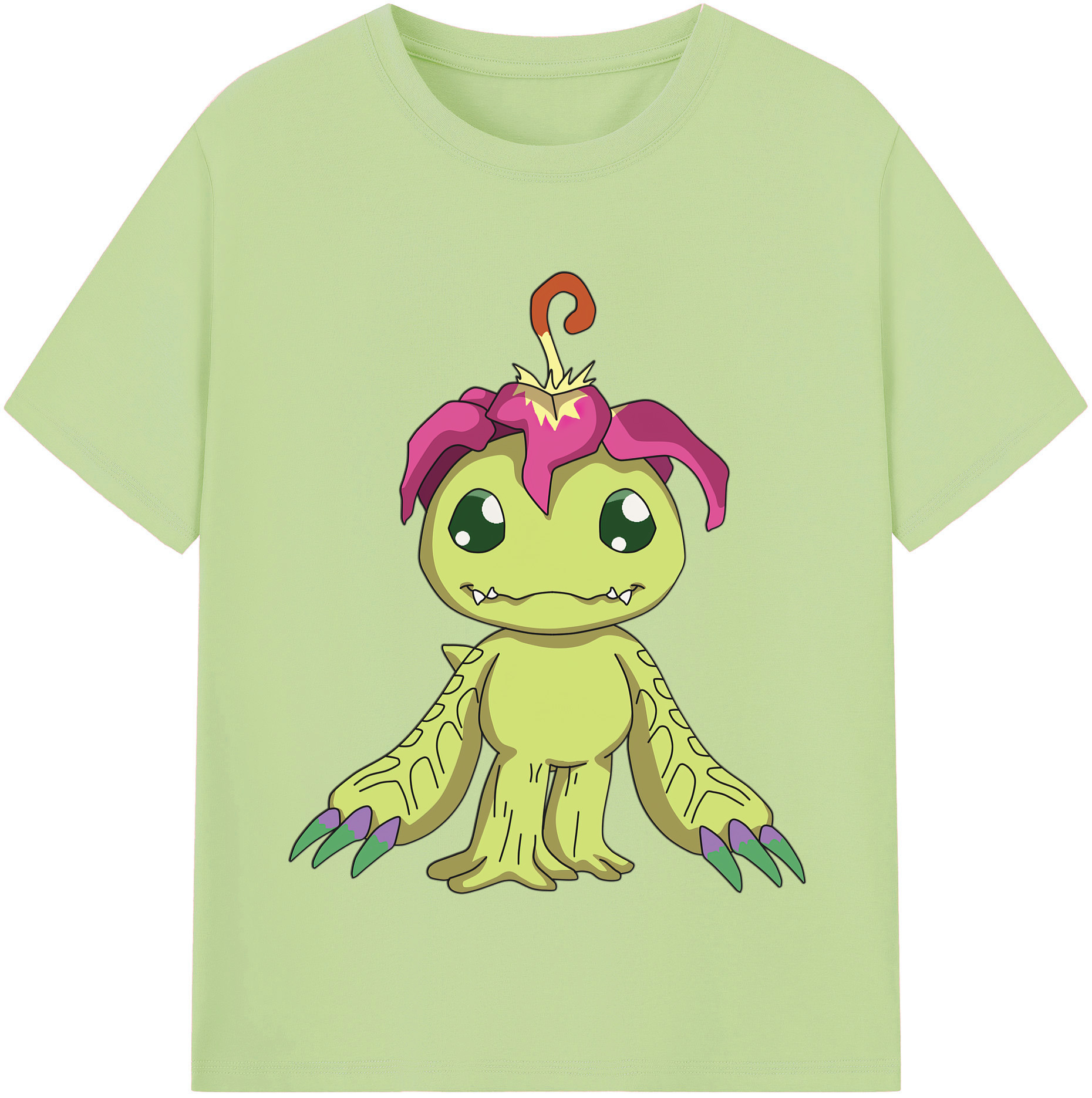 （画像用） Digimon デジタルモンスター/デジモン 綿100％半袖Tシャツ（フロントプリント）